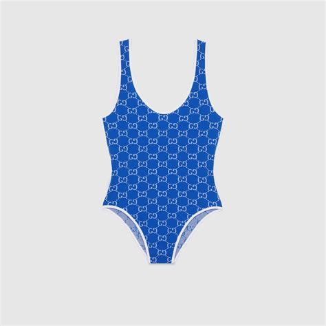 Gucci Maillot de bain en jersey tubulaire à jacquard GG.